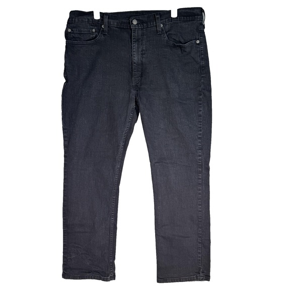 Levi's Other - Levis 514 Jeans Mens 38x30 Black Straight Fit Stretch Denim Classic Red Tab